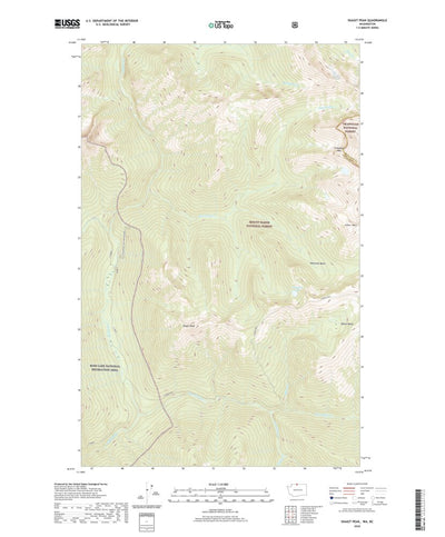 United States Geological Survey Skagit Peak, WA (2020, 24000-Scale) digital map