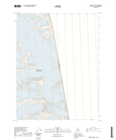 United States Geological Survey Skagway A-7 SW, AK (2021, 25000-Scale) digital map