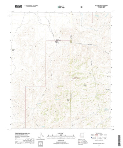 United States Geological Survey Skeleton Canyon, NM (2020, 24000-Scale) digital map
