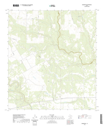 United States Geological Survey Skidmore NE, TX (2022, 24000-Scale) digital map