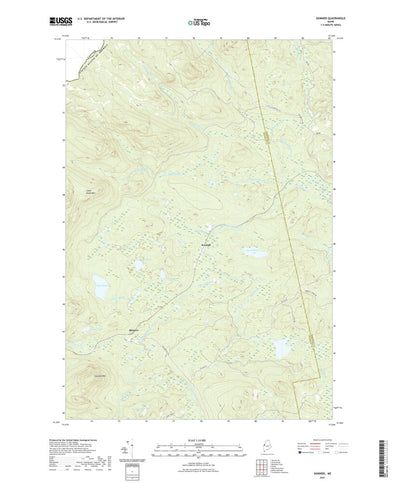 United States Geological Survey Skinner, ME (2021, 24000-Scale) digital map