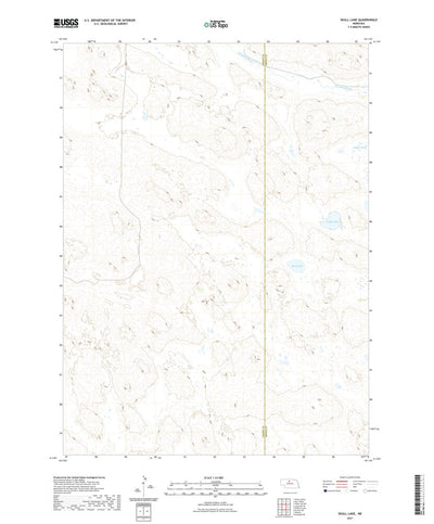 United States Geological Survey Skull Lake, NE (2021, 24000-Scale) digital map