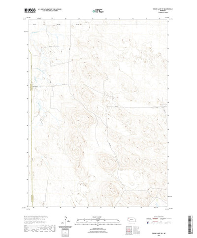 United States Geological Survey Skunk Lake SW, NE (2021, 24000-Scale) digital map