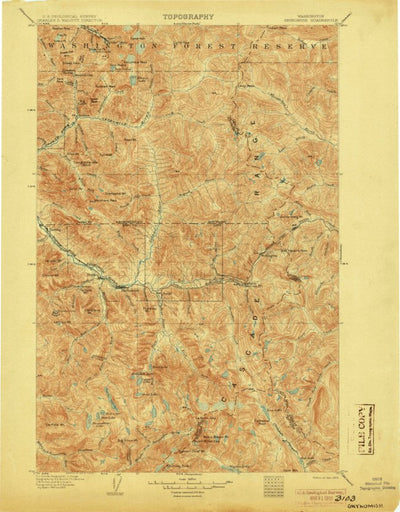 United States Geological Survey Skykomish, WA (1905, 125000-Scale) digital map