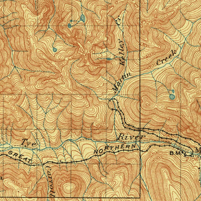 United States Geological Survey Skykomish, WA (1905, 125000-Scale) digital map