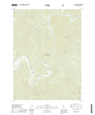United States Geological Survey Slater Butte, CA (2022, 24000-Scale) digital map