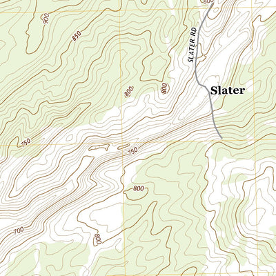 United States Geological Survey Slater, WA (2020, 24000-Scale) digital map
