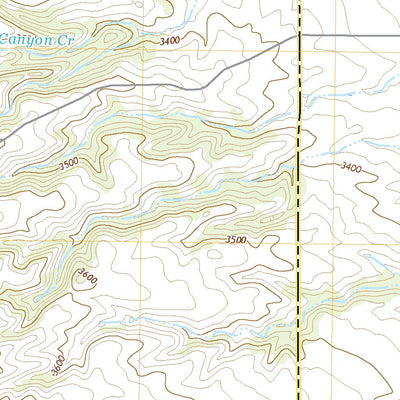United States Geological Survey Slaughter Reservoir, SD (2021, 24000-Scale) digital map