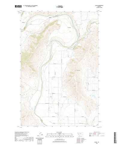 United States Geological Survey Sloan, MT (2020, 24000-Scale) digital map