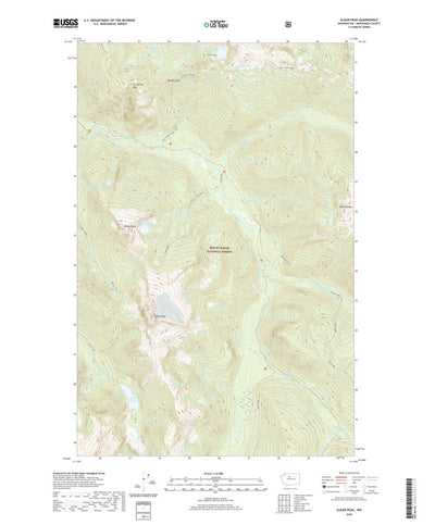 United States Geological Survey Sloan Peak, WA (2020, 24000-Scale) digital map