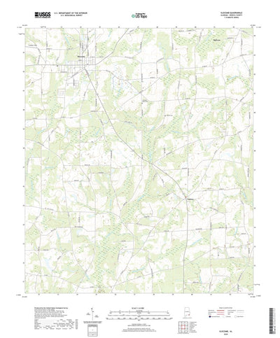 United States Geological Survey Slocomb, AL (2020, 24000-Scale) digital map