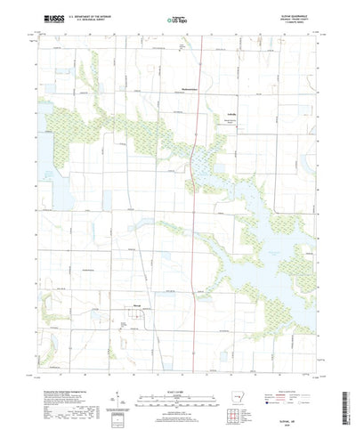 United States Geological Survey Slovak, AR (2020, 24000-Scale) digital map