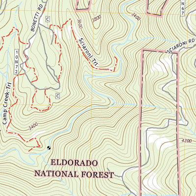 United States Geological Survey Sly Park, CA (2021, 24000-Scale) digital map