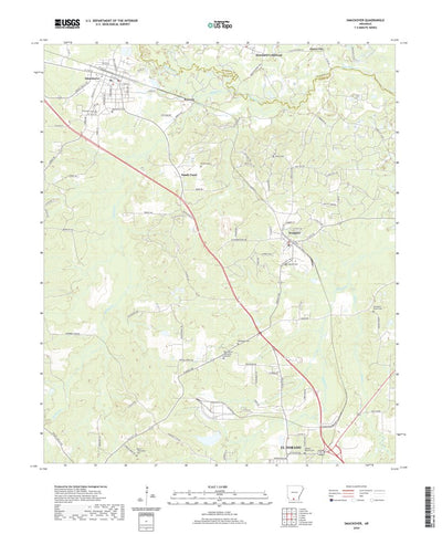 United States Geological Survey Smackover, AR (2020, 24000-Scale) digital map