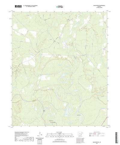 United States Geological Survey Smackover NE, AR (2020, 24000-Scale) digital map