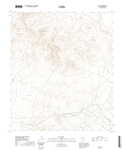 United States Geological Survey Small, TX (2022, 24000-Scale) digital map