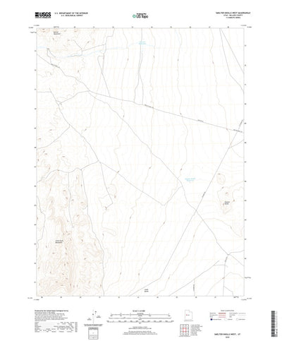 United States Geological Survey Smelter Knolls West, UT (2020, 24000-Scale) digital map