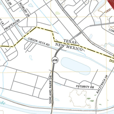 United States Geological Survey Smeltertown, TX (2022, 24000-Scale) digital map