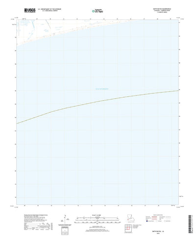 United States Geological Survey Smith Bayou, LA (2020, 24000-Scale) digital map