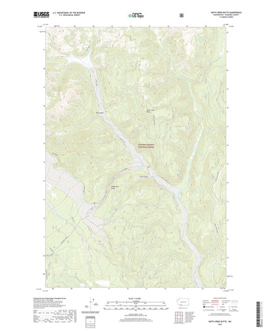 United States Geological Survey Smith Creek Butte, WA (2020, 24000-Scale) digital map