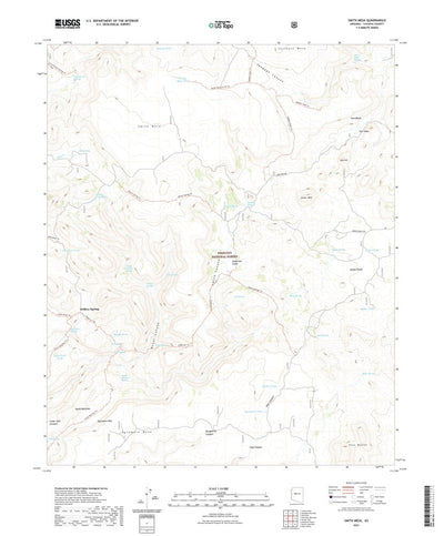 United States Geological Survey Smith Mesa, AZ (2021, 24000-Scale) digital map