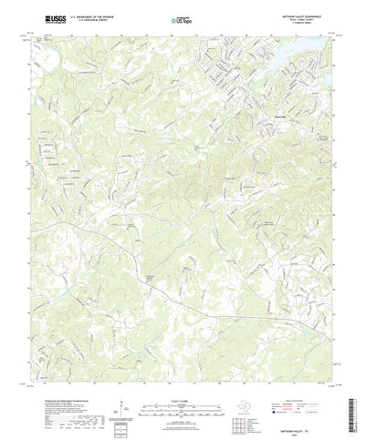 United States Geological Survey Smithson Valley, TX (2022, 24000-Scale) digital map