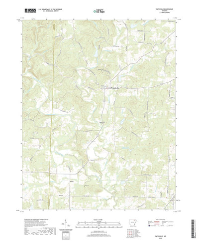United States Geological Survey Smithville, AR (2020, 24000-Scale) digital map