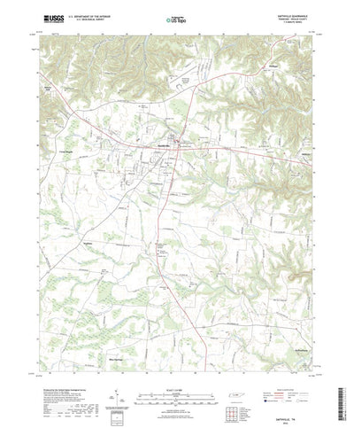 United States Geological Survey Smithville, TN (2022, 24000-Scale) digital map