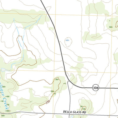 United States Geological Survey Smithville West, GA (2020, 24000-Scale) digital map