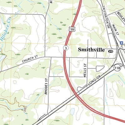 United States Geological Survey Smithville West, GA (2020, 24000-Scale) digital map