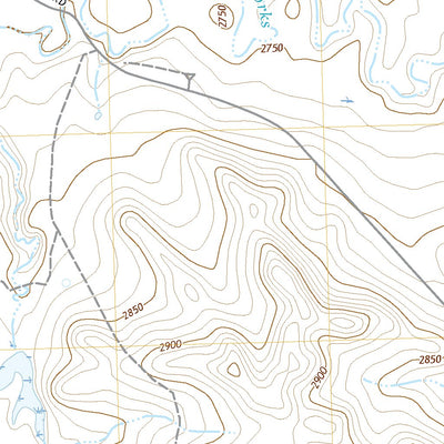 United States Geological Survey Smoky Butte Creek, MT (2020, 24000-Scale) digital map
