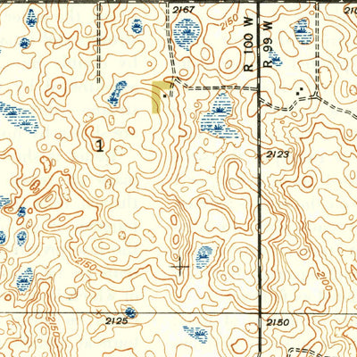United States Geological Survey Smoky Butte, ND (1948, 24000-Scale) digital map