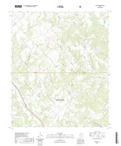 United States Geological Survey Smyrna, TX (2022, 24000-Scale) digital map