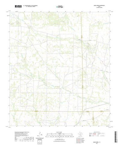 United States Geological Survey Snake Creek, TX (2022, 24000-Scale) digital map