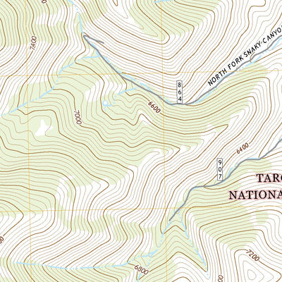 United States Geological Survey Snaky Canyon, ID (2020, 24000-Scale) digital map