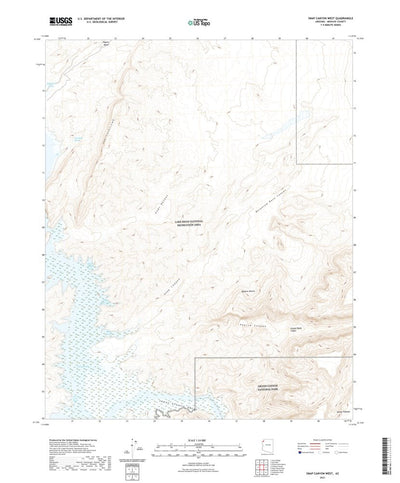 United States Geological Survey Snap Canyon West, AZ (2021, 24000-Scale) digital map