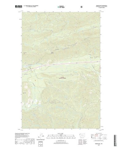 United States Geological Survey Snider Peak, WA (2020, 24000-Scale) digital map