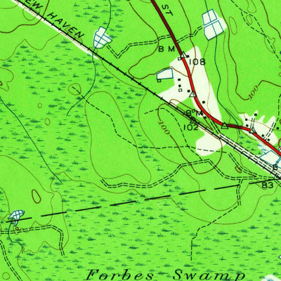 United States Geological Survey Snipatuit Pond, MA (1949, 24000-Scale) digital map