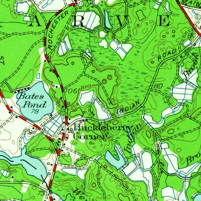 United States Geological Survey Snipatuit Pond, MA (1949, 24000-Scale) digital map