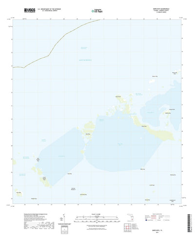 United States Geological Survey Snipe Keys, FL (2021, 24000-Scale) digital map