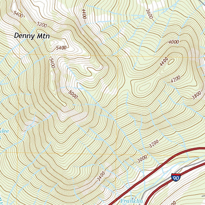 United States Geological Survey Snoqualmie Pass, WA (2020, 24000-Scale) digital map