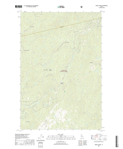 United States Geological Survey Snowy Summit, ID (2020, 24000-Scale) digital map