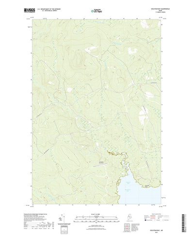 United States Geological Survey Socatean Bay, ME (2021, 24000-Scale) digital map