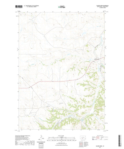 United States Geological Survey Soldier Creek, SD (2021, 24000-Scale) digital map