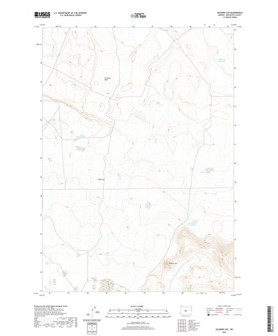 United States Geological Survey Soldiers Cap, OR (2020, 24000-Scale) digital map