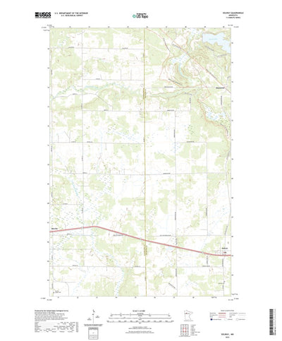 United States Geological Survey Solway, MN (2022, 24000-Scale) digital map