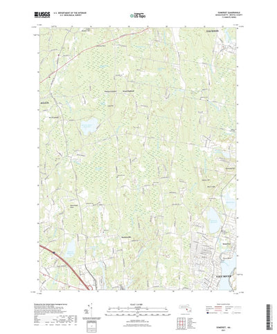 United States Geological Survey Somerset, MA (2021, 24000-Scale) digital map
