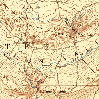 United States Geological Survey Somerville, NJ (1891, 62500-Scale) digital map