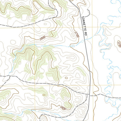 United States Geological Survey Sonnette, MT (2020, 24000-Scale) digital map