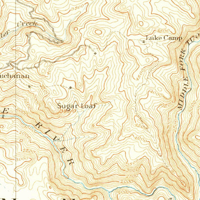 United States Geological Survey Sonora, CA (1893, 125000-Scale) digital map